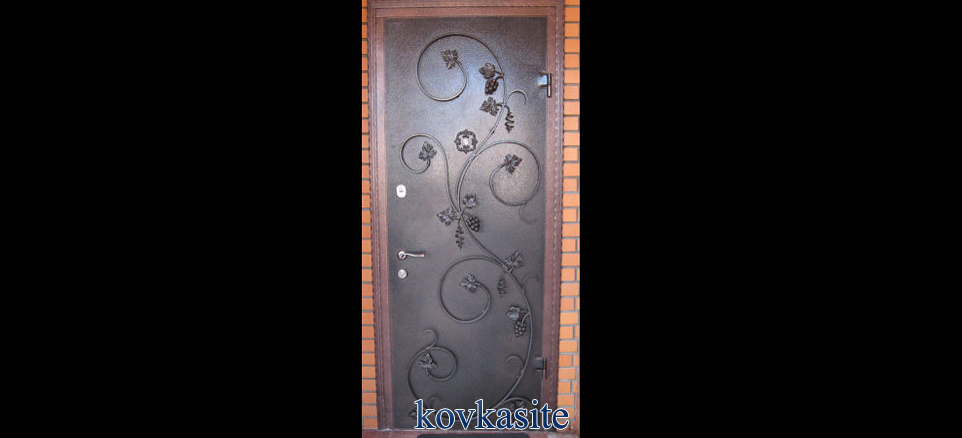 кованые металлические двери в москве 12
